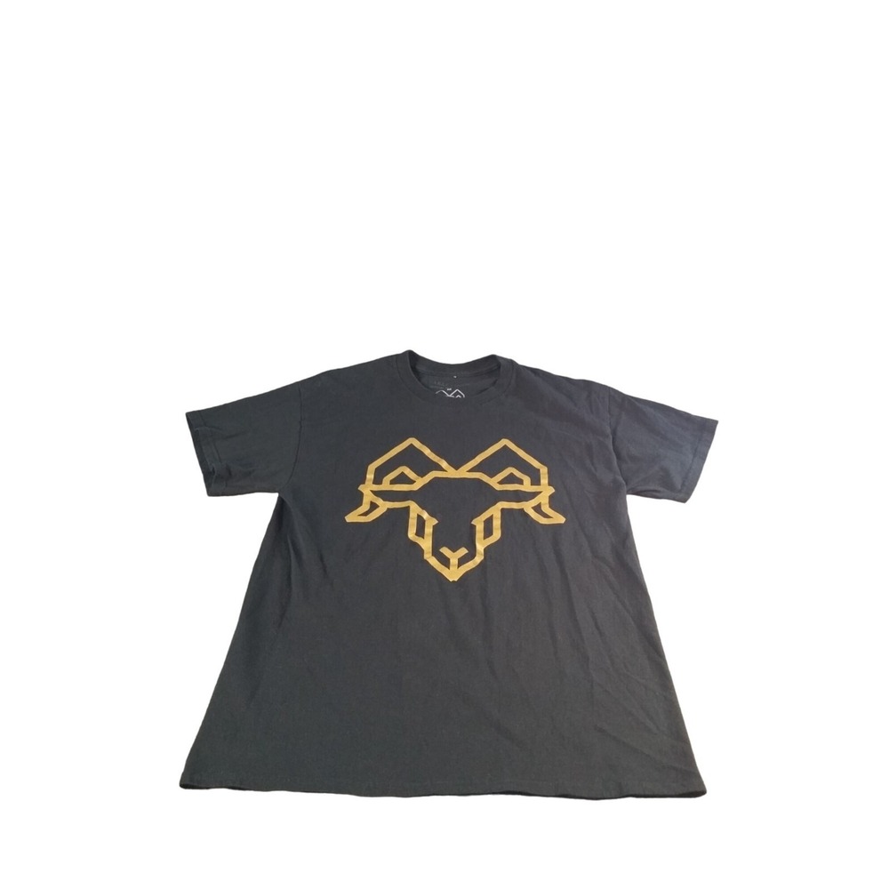 Daddy Yankee Legendaddy Tour Shirt Men M Black Gold GOAT Ram Logo Concert Tee DY